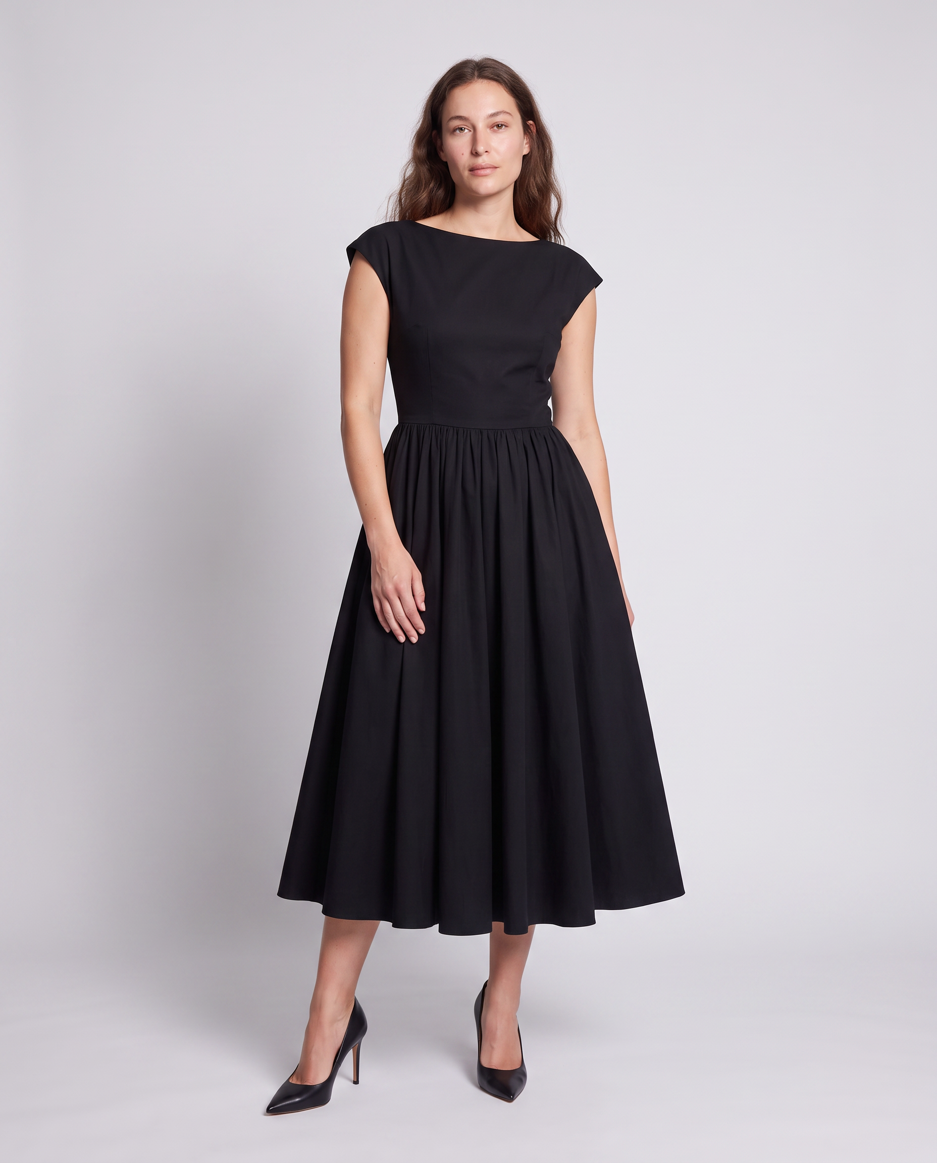 Black A-Line Maxi Dress Wedding Guest Dress - photo 2
