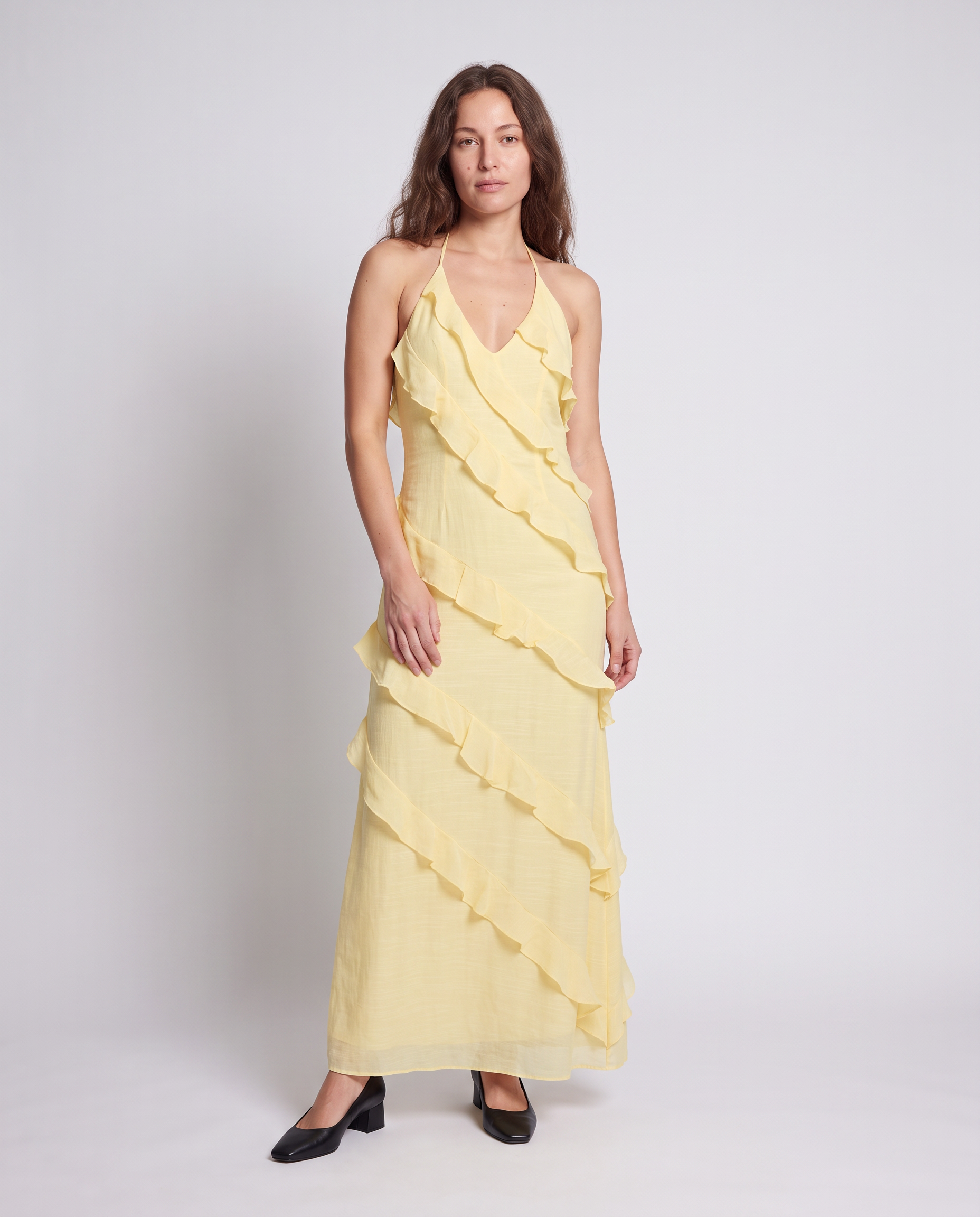 Women's Ruffle Maxi Dress – Summer Dress